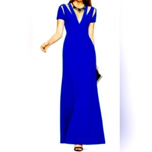 BCBGMaxAzria VINTAGE Sapphire Blue Ball Gown